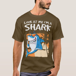 Camiseta Olhe para mim, sou um tubarão, eu tubulo peixe, ga