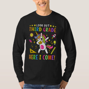 Camiseta Olhe para o 3º ano aqui... Vim para o Unicorn Dab