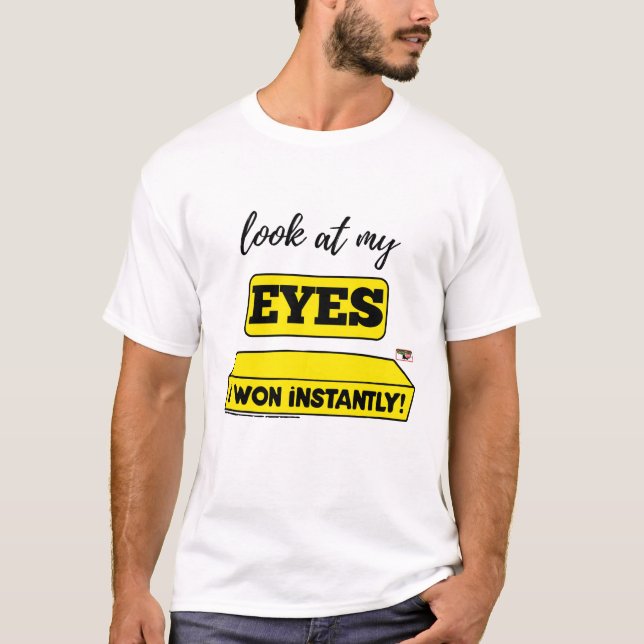CAMISETA OLHE PARA OS MEUS OLHOS (Frente)