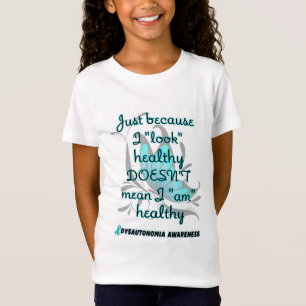 Camiseta "Olhe" Saudável/Borboleta... Disautonomia