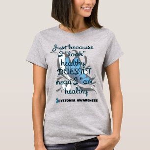 Camiseta "Olhe" saudável/borboleta... distonia