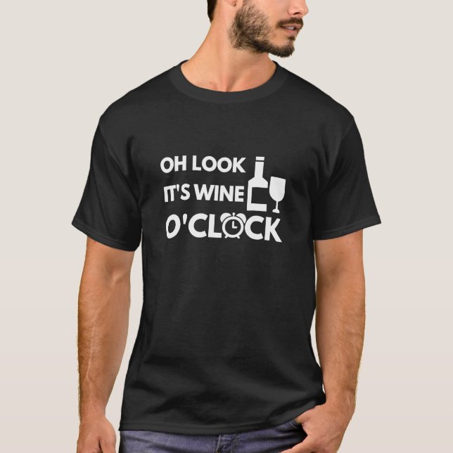 Camiseta Olhe Seu Bebendo De Vinho (Frente)
