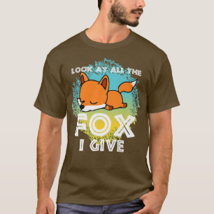 Camiseta Olhe Toda A Raposa Que Eu Dou, Amante de os animai