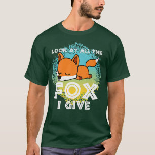 Camiseta Olhe Toda A Raposa Que Eu Dou, Amante de os animai