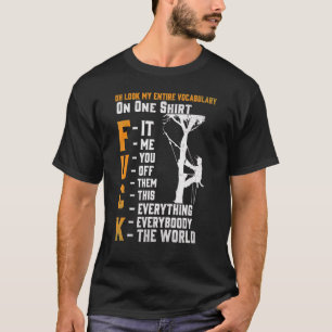 Camiseta Olhe Todo O Meu Vocabulário Em Um