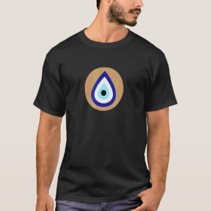 Camiseta Olho Azul do Mal Sagrado Antigo Hamsa Símbolo Espi