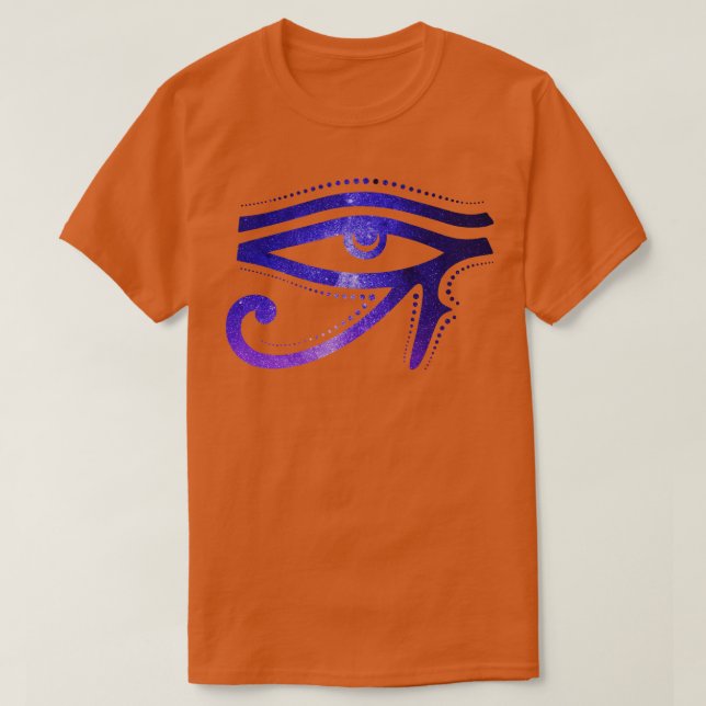 Camiseta Olho Cósmico De Ra Hieroglyph Egípcio (Frente do Design)