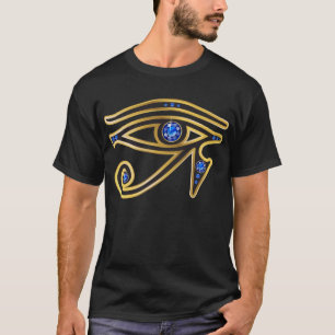 Camiseta Olho da safira do Ra no t-shirt Dourado
