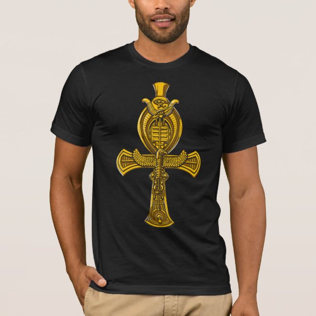 Camiseta Olho de Ankh do símbolo sagrado egípcio antigo de (Frente)