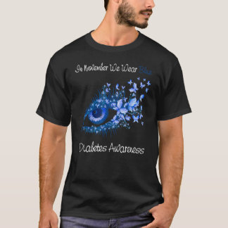 Camiseta Olho De Consciência Da Diabetes Em Novembro Vestim