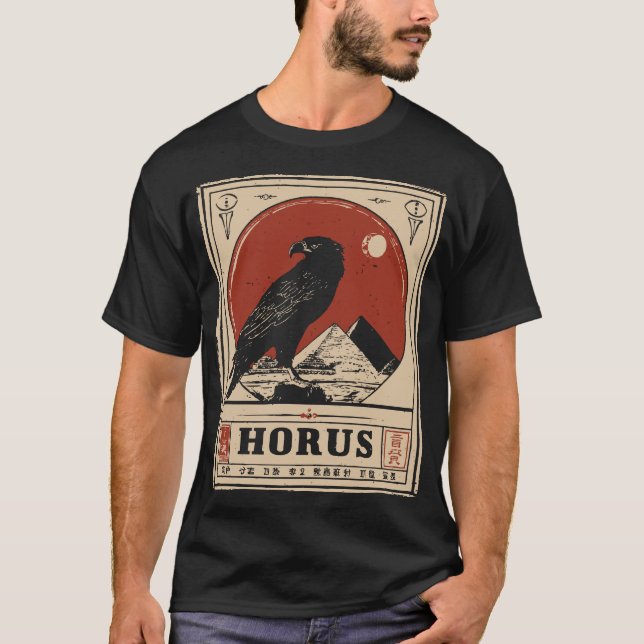Camiseta Olho de Hérus - Poster da Visão Antiga (Frente)
