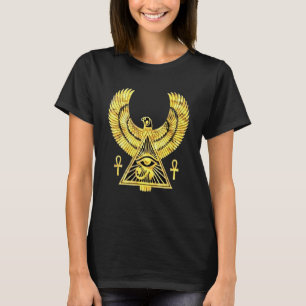 Camiseta Olho de Hórus Símbolo Egípcio E o olho da pirâmide