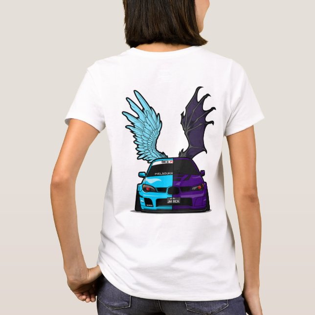 Camiseta Olho de Mau Hawk de mulher (Verso)