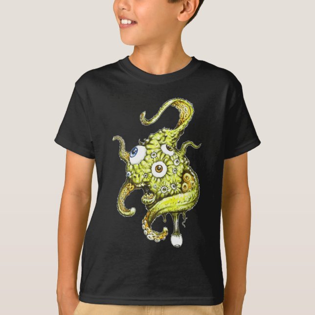 Camiseta Olho de Octopus Voador..........Coisa (Frente)