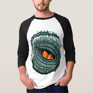 Camiseta Olho de Predador Réptil Primitivo