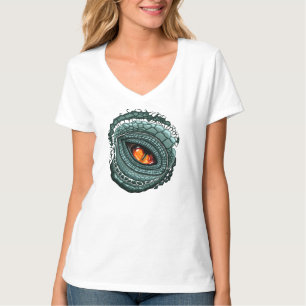 Camiseta Olho de Predador Réptil Primitivo