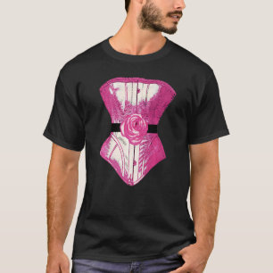 Camiseta Olho de Rosa Roxo das Mulheres