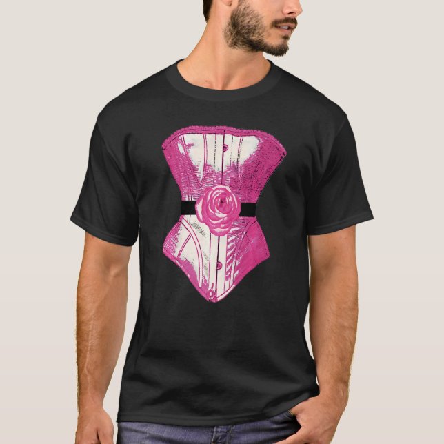 Camiseta Olho de Rosa Roxo das Mulheres (Frente)