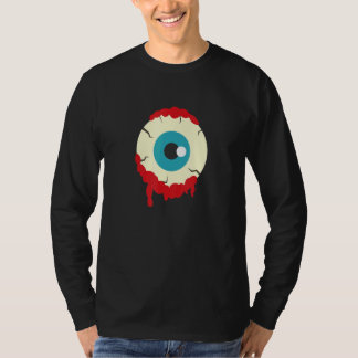Camiseta Olho de Zumbi Assustador de Halloween Zumbis Assus