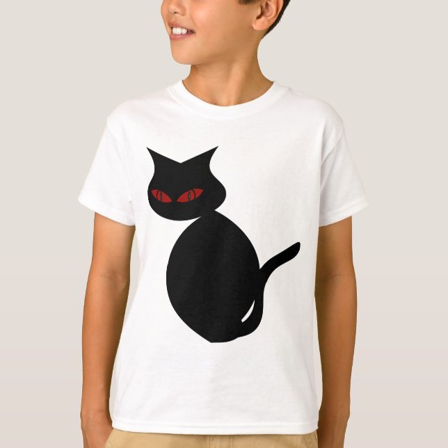 Camiseta Olho do Diabo Gato Preto (Frente)