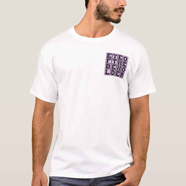 Camiseta Olho do Observador, Vaso de Beleza (Frente)