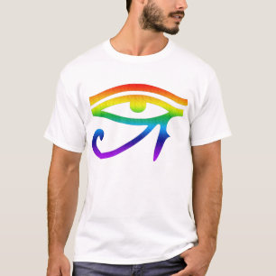 Camiseta Olho do orgulho gay de Horus