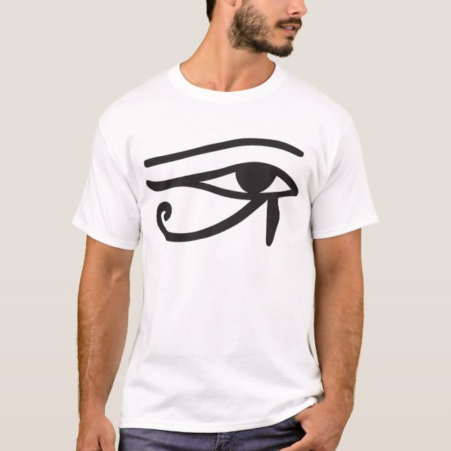 Camiseta Olho do símbolo do egípcio de Horus (Frente)