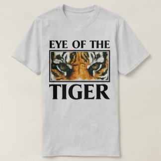Camiseta Olho do T animal inspirador do slogan do tigre