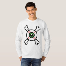 Camiseta Olho e Ossos Cruzados (fundos claros)