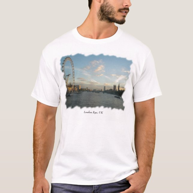 Camiseta Olho e parlamento de Londres (Frente)