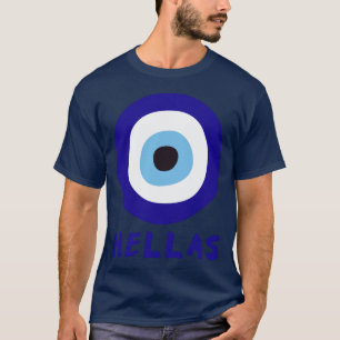 Camiseta Olho Grego Mau do Homem Azul Marinho