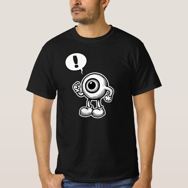 Camiseta Olho Infeliz. (Frente)