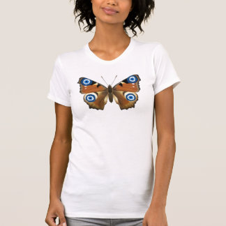 CAMISETA OLHO MAU DO OLHO AFORTUNADO DA BORBOLETA PARA A
