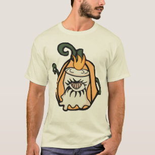 Camiseta Olho mimado de Pumpkin de Madeira Retro