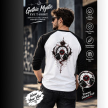 Camiseta Olho Místico Gótico – Ocultismo Fantasia