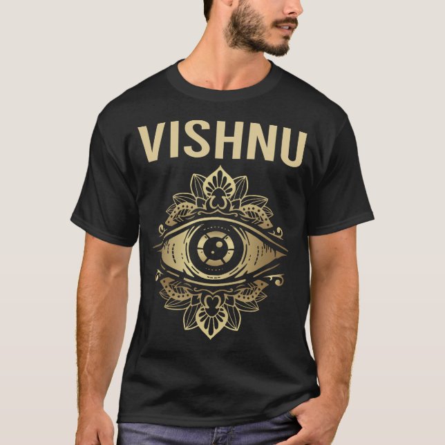 Camiseta Olho Observando Vishnu (Frente)