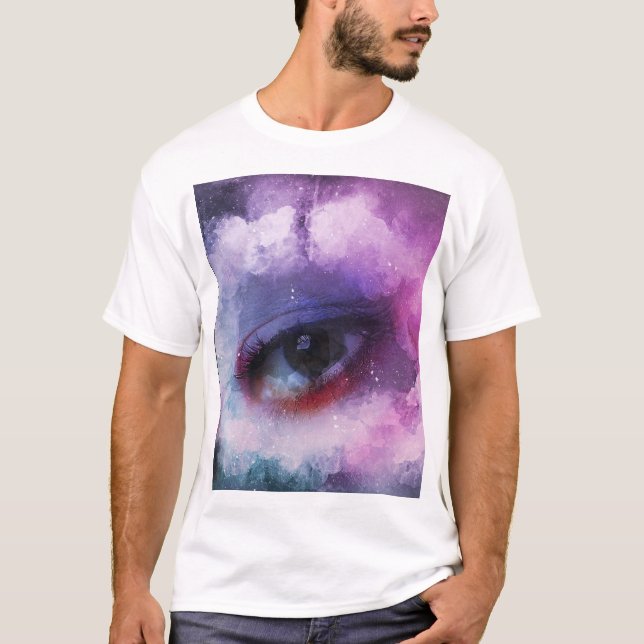 Camiseta olho roxo criativo (Frente)