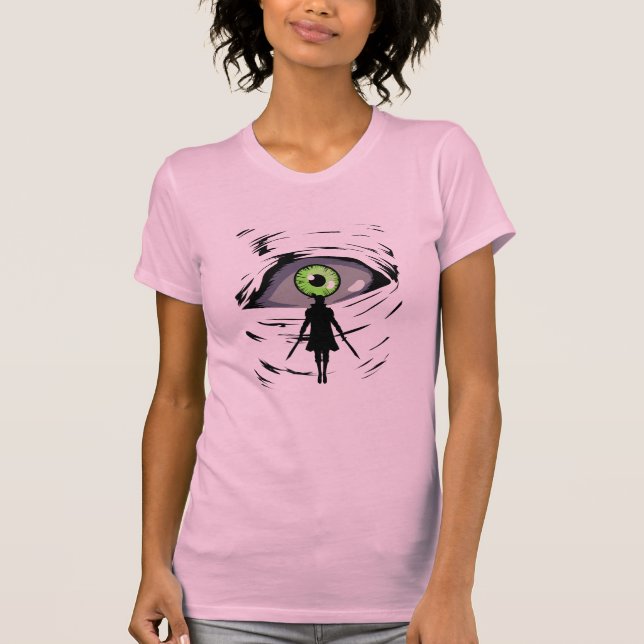 Camiseta Olho Verde do Guerreiro Clássico (Frente)