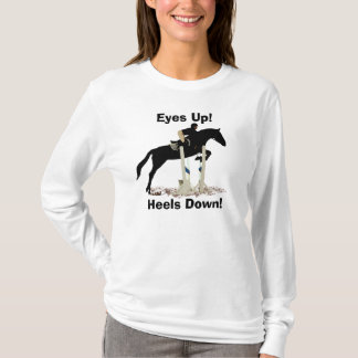 Camiseta Olhos acima! Saltos para baixo! Ligação em ponte