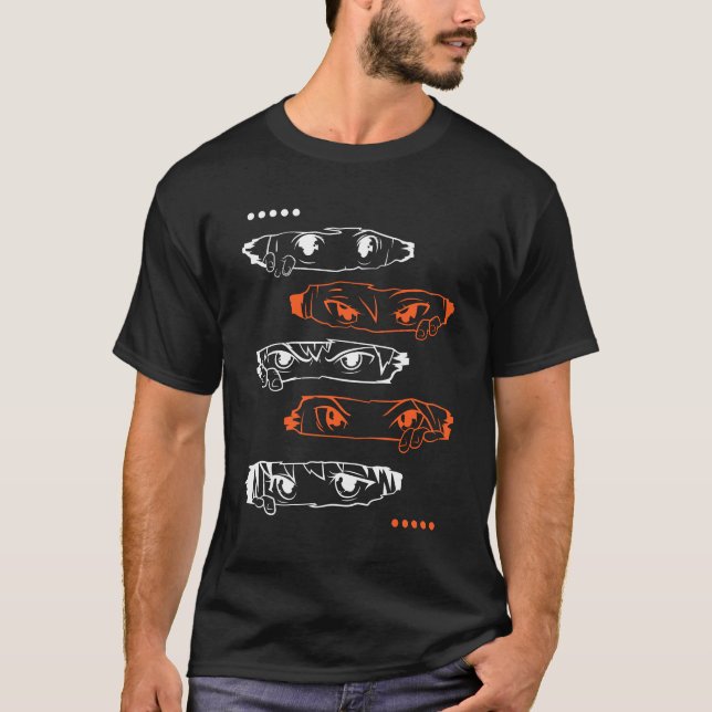 Camiseta Olhos Animes - Presente Especial Para Amantes De A (Frente)