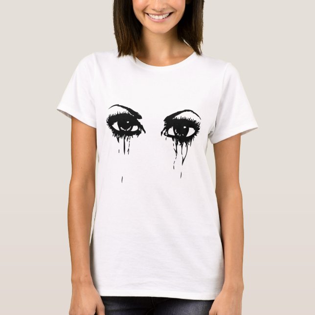 Camiseta olhos chorando (Frente)