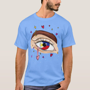 Camiseta Olhos com Bandeira Filipinas