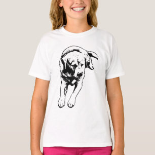 Camiseta Olhos de Aço - Retrato Centralizado