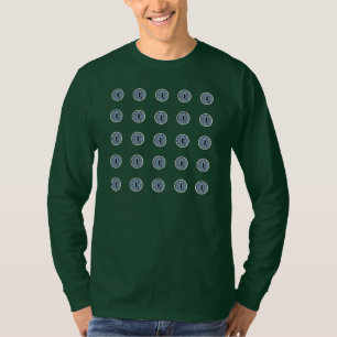 Camiseta Olhos de Bolinhas Azul do Halloween