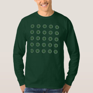 Camiseta Olhos de Bolinhas Verde do Halloween