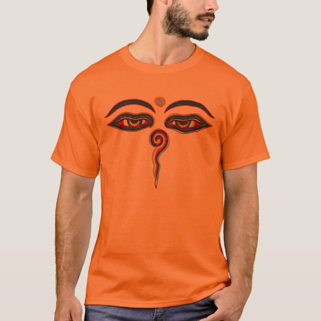 Camiseta Olhos De Buda/Augen der Weisheit (Frente)