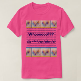 Camiseta Olhos de coruja 'Com quem você está falando?"