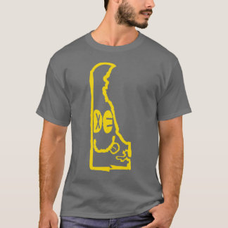 Camiseta Olhos DE Delaware Grunge Rosto Sorridente Fundo Pr