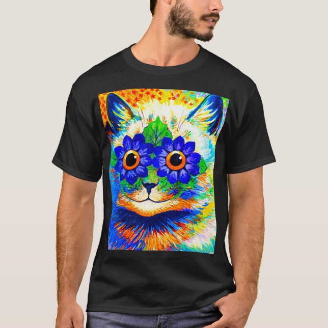 Camiseta Olhos de Flor de Gato (Frente)