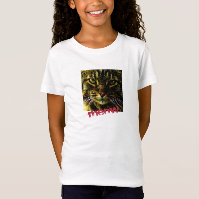 Camiseta Olhos De Gato Hipnotizantes (Frente)